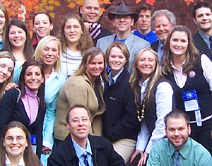 Some students in math education who attended the AMTNYS conference in 2006